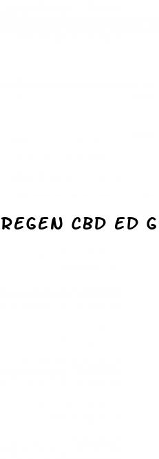 regen cbd ed gummies