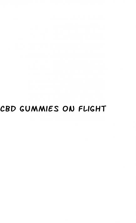 cbd gummies on flight