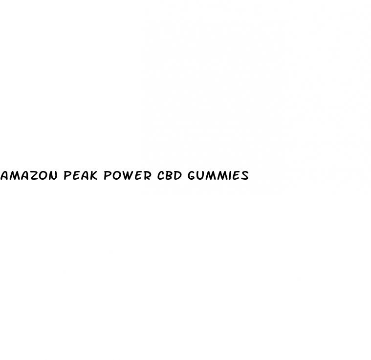 amazon peak power cbd gummies