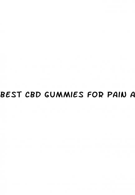 best cbd gummies for pain and inflammation