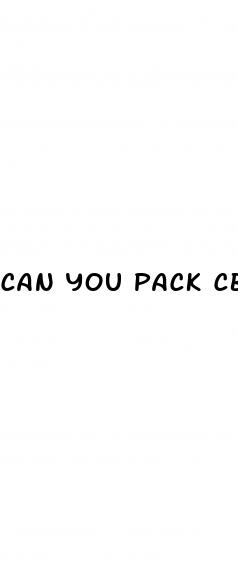 can you pack cbd gummies on a plane