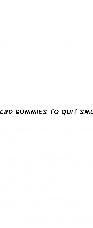 cbd gummies to quit smoking review