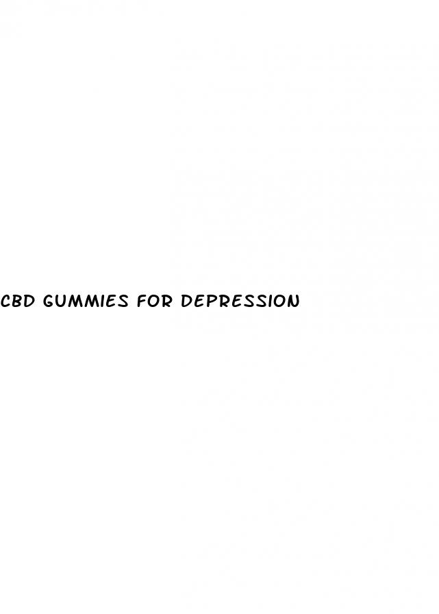 cbd gummies for depression