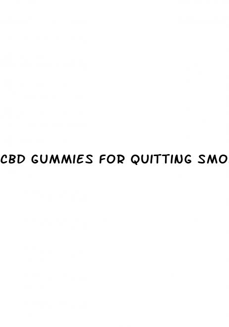 cbd gummies for quitting smoking reviews