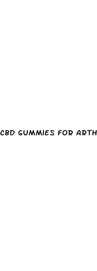 cbd gummies for arthritis