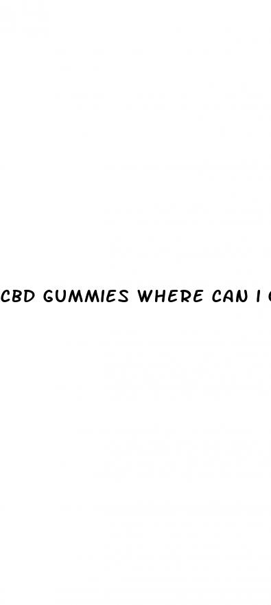 cbd gummies where can i get them