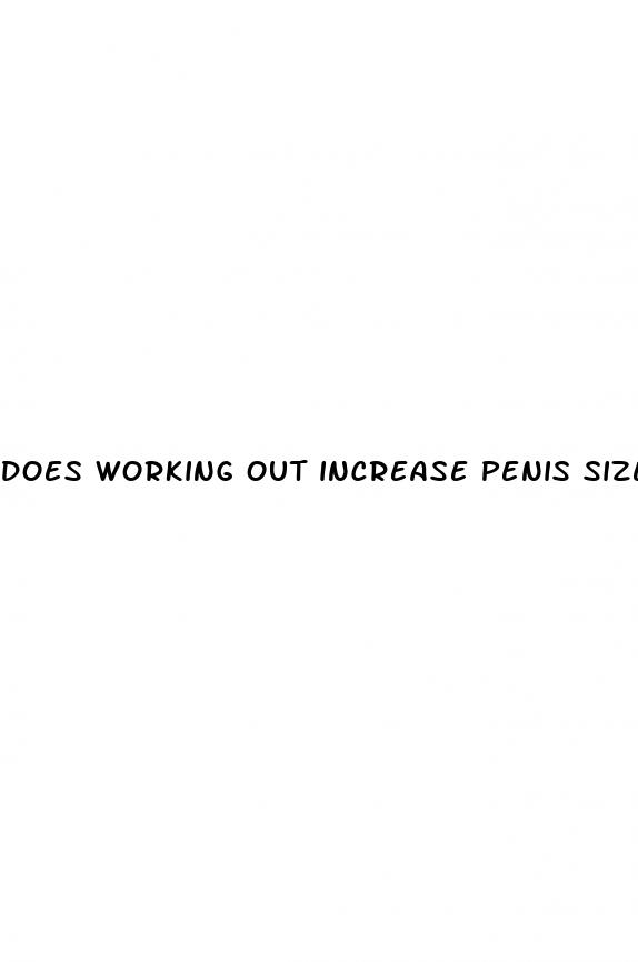does working out increase penis size