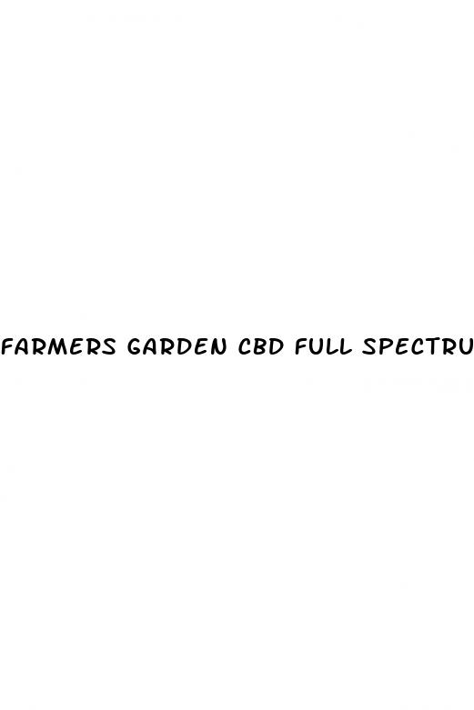 farmers garden cbd full spectrum gummies