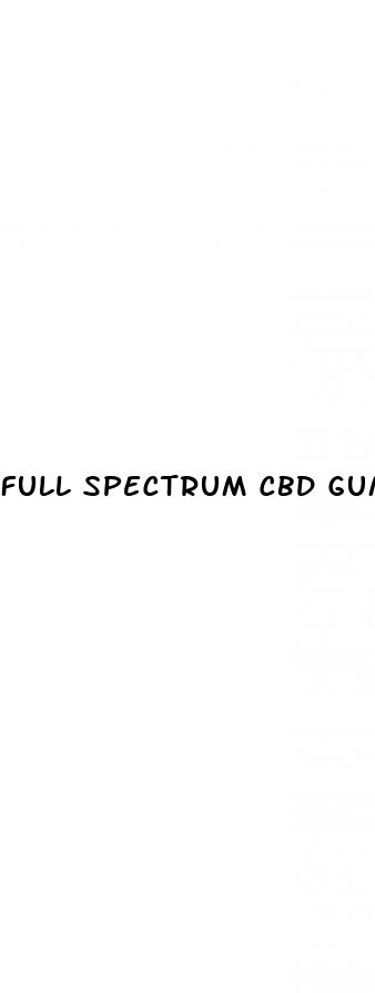 full spectrum cbd gummies bulk