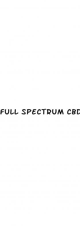 full spectrum cbd gummie