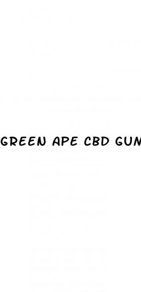 green ape cbd gummies reviews