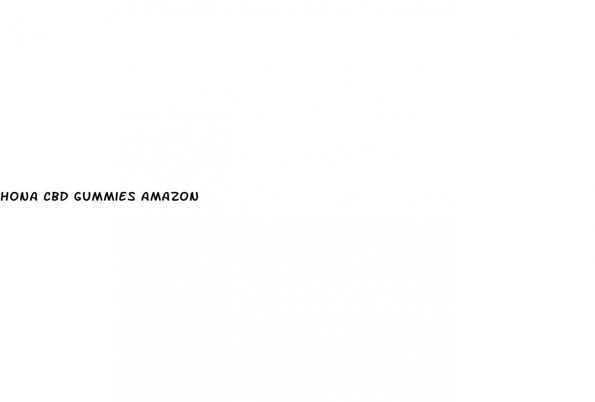 hona cbd gummies amazon