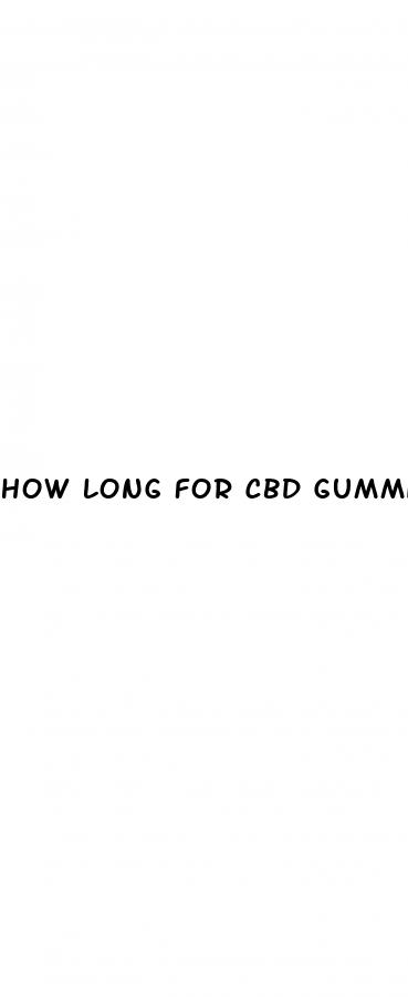 how long for cbd gummies to leave your system