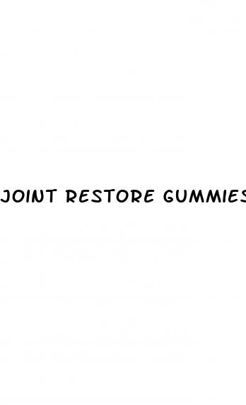 joint restore gummies boswellia cbd formula