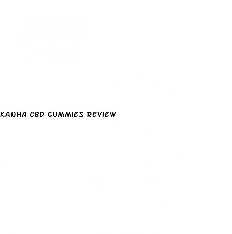 kanha cbd gummies review
