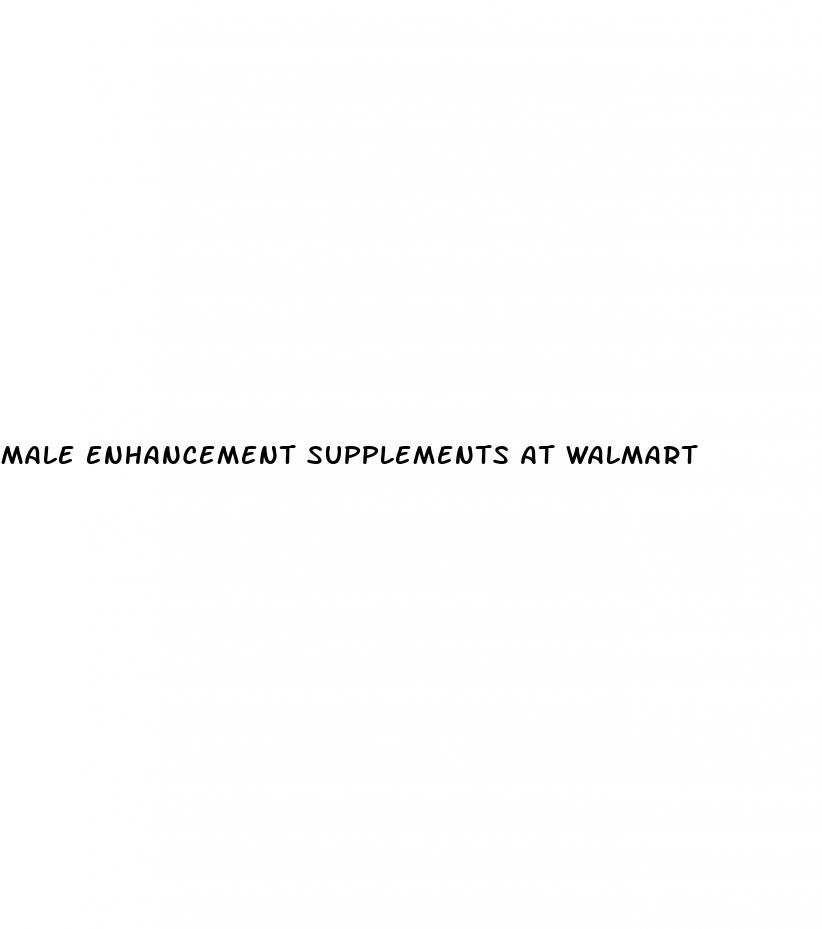 male enhancement supplements at walmart