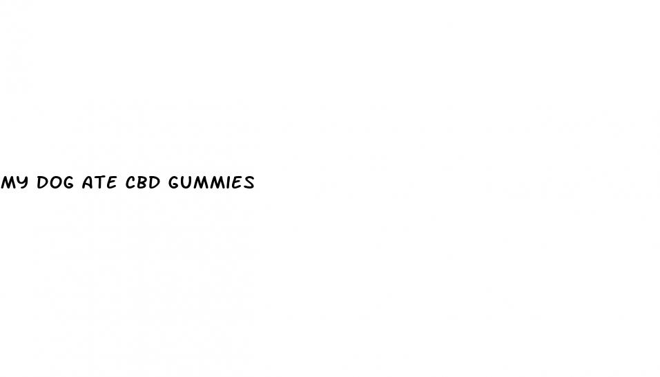my dog ate cbd gummies
