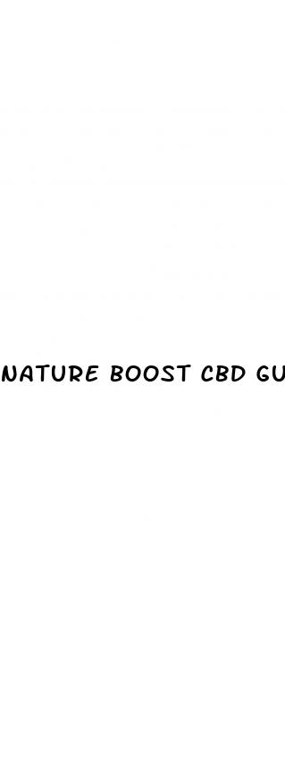 nature boost cbd gummies for ed
