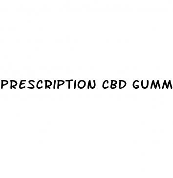prescription cbd gummies