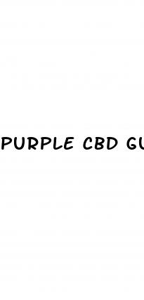 purple cbd gummies