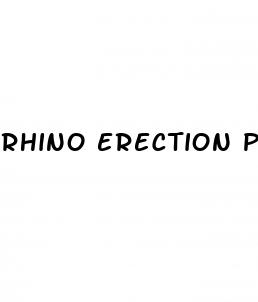 rhino erection pills