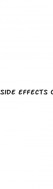 side effects of dick pills
