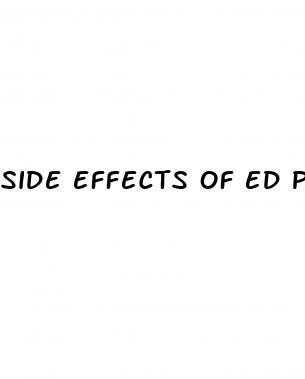 side effects of ed pills