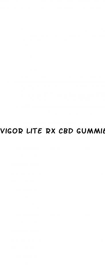 vigor lite rx cbd gummies where to buy