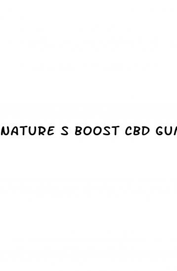 nature s boost cbd gummies for erectile dysfunction