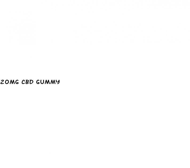 20mg cbd gummy