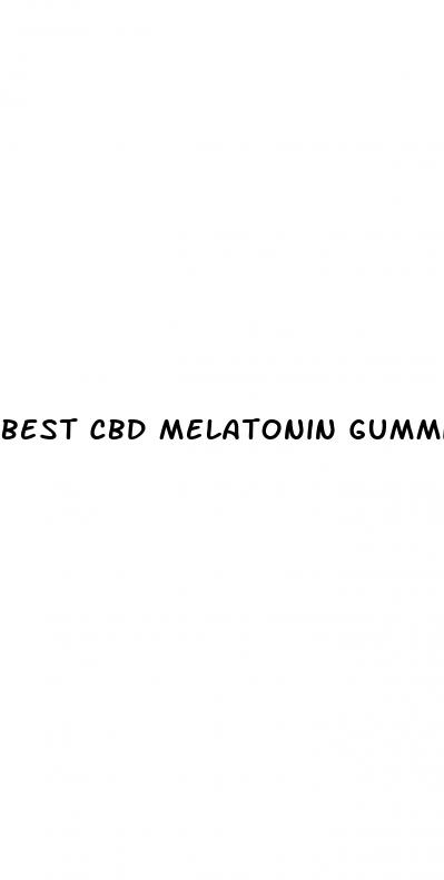 best cbd melatonin gummies