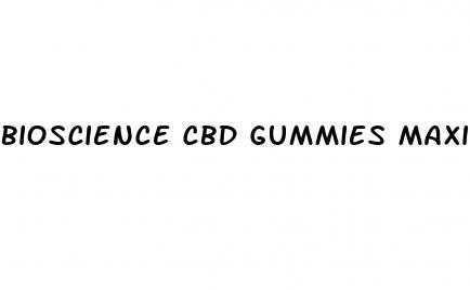 bioscience cbd gummies maximum strength