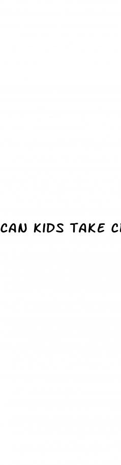 can kids take cbd gummies