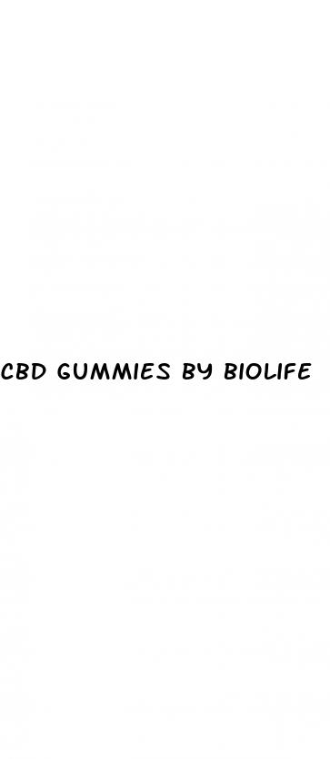 cbd gummies by biolife