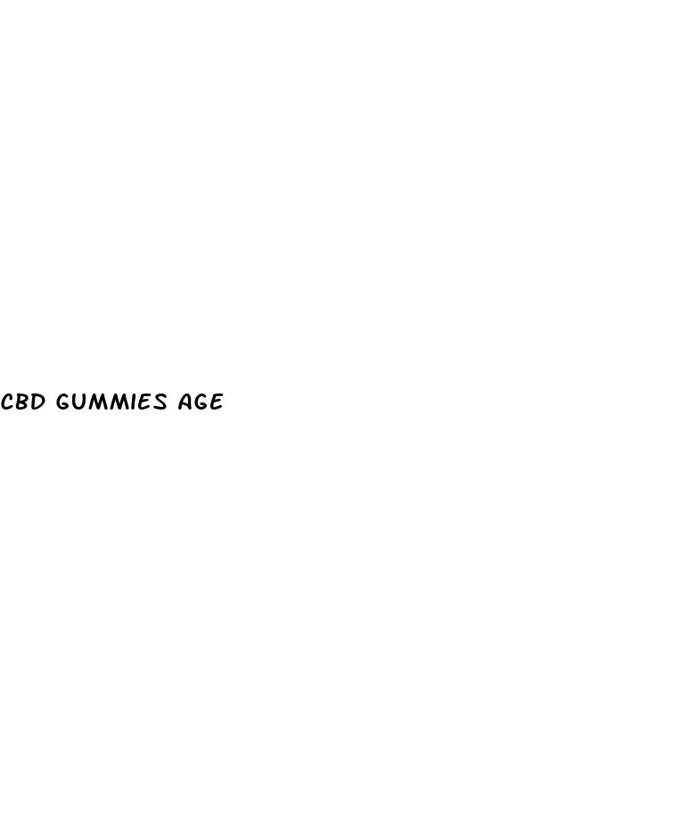 cbd gummies age