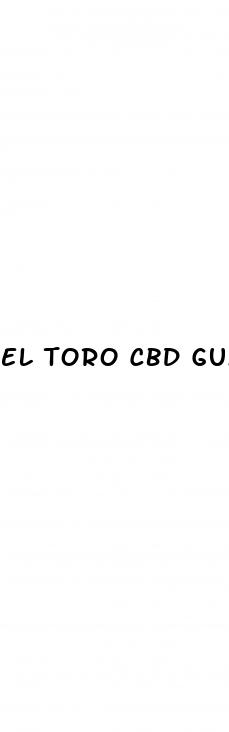 el toro cbd gummies ingredients