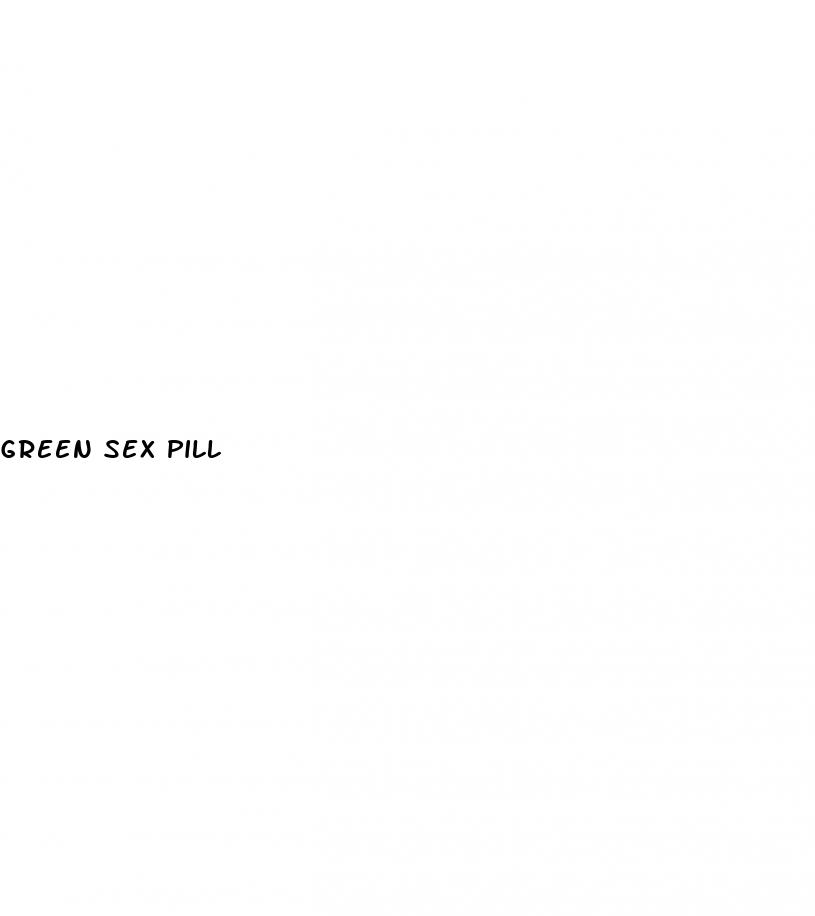 green sex pill