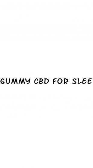 gummy cbd for sleep