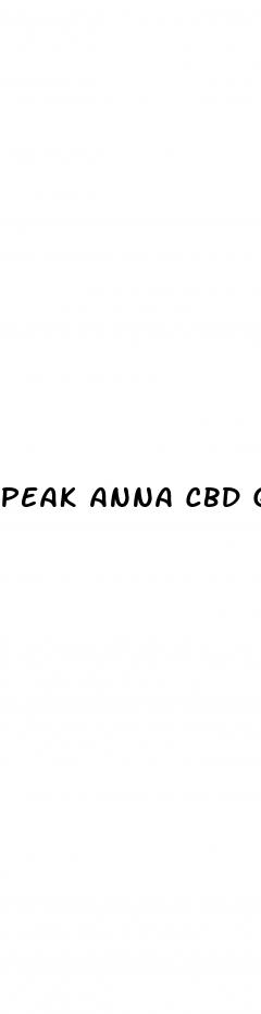 peak anna cbd gummies
