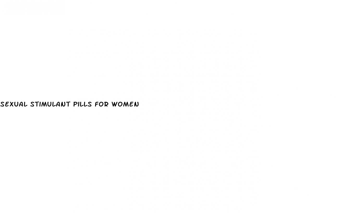 sexual stimulant pills for women