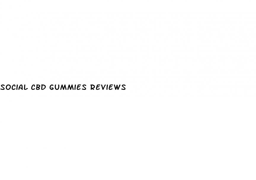 social cbd gummies reviews