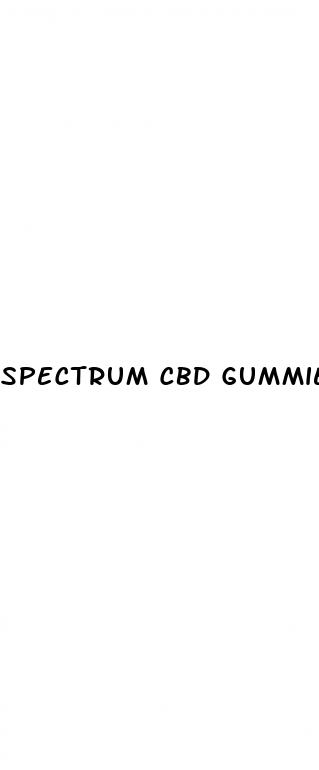 spectrum cbd gummies ed