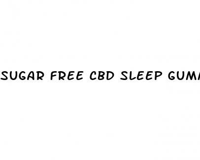 sugar free cbd sleep gummies