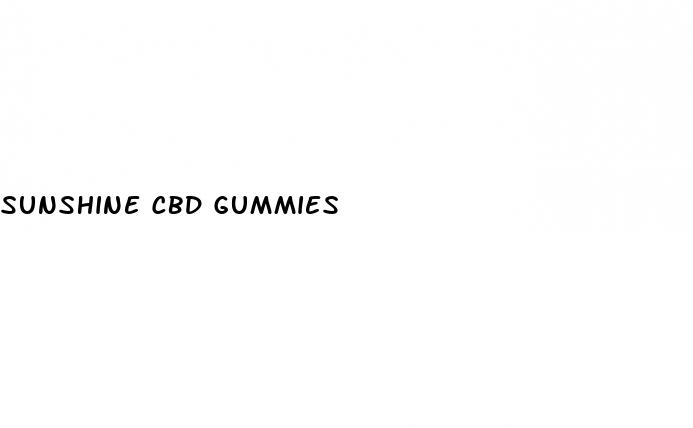 sunshine cbd gummies