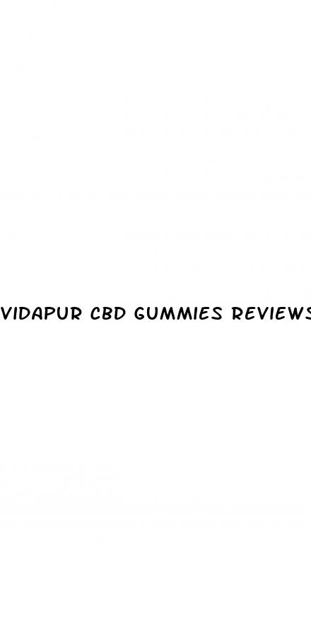 vidapur cbd gummies reviews