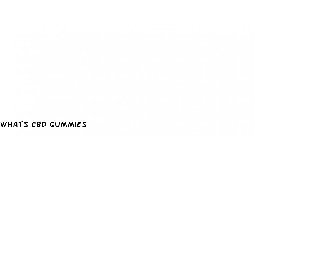 whats cbd gummies