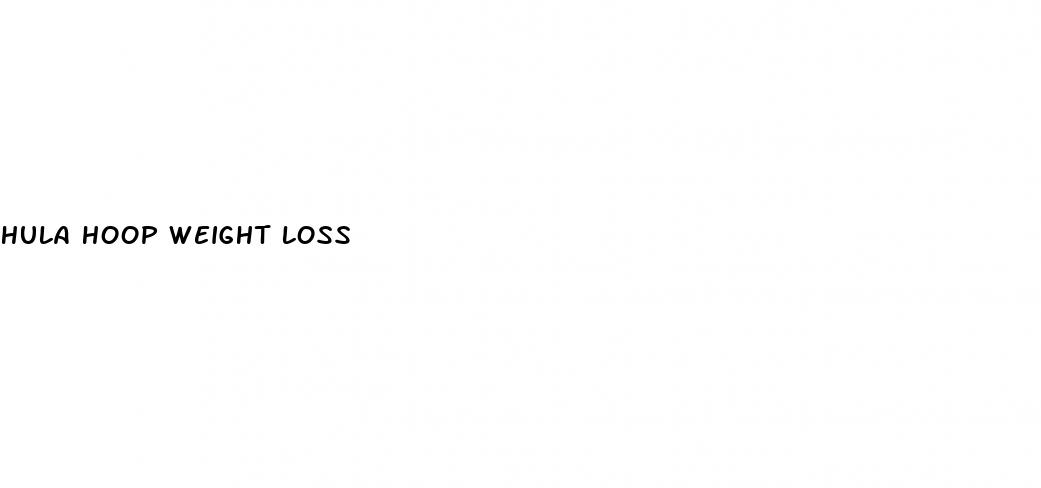hula hoop weight loss