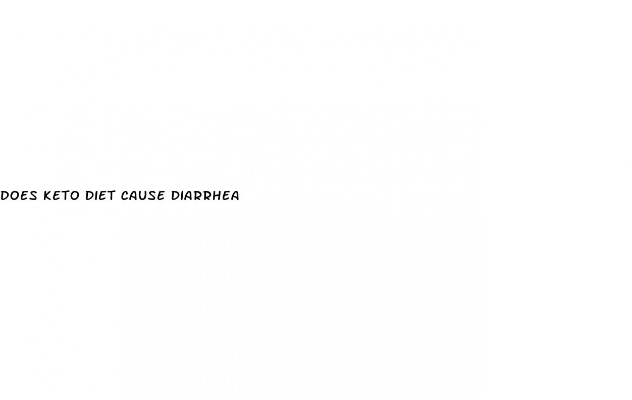 does keto diet cause diarrhea