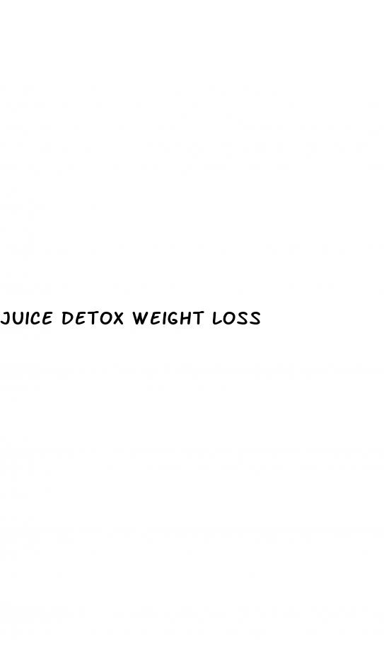 juice detox weight loss