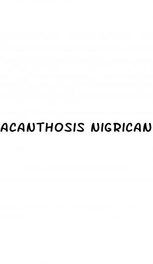 acanthosis nigricans weight loss